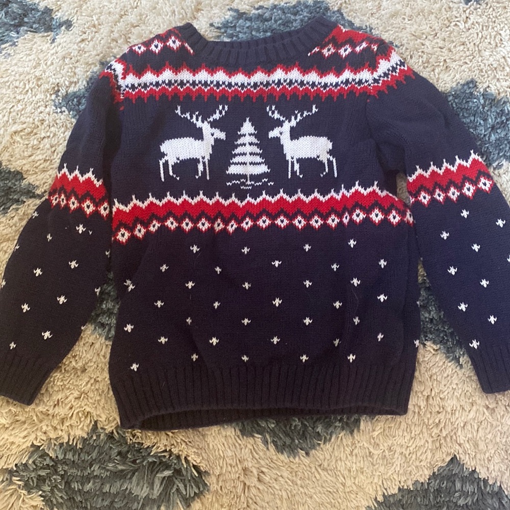 Janie and Jack Fair Isle Sweater sz 3